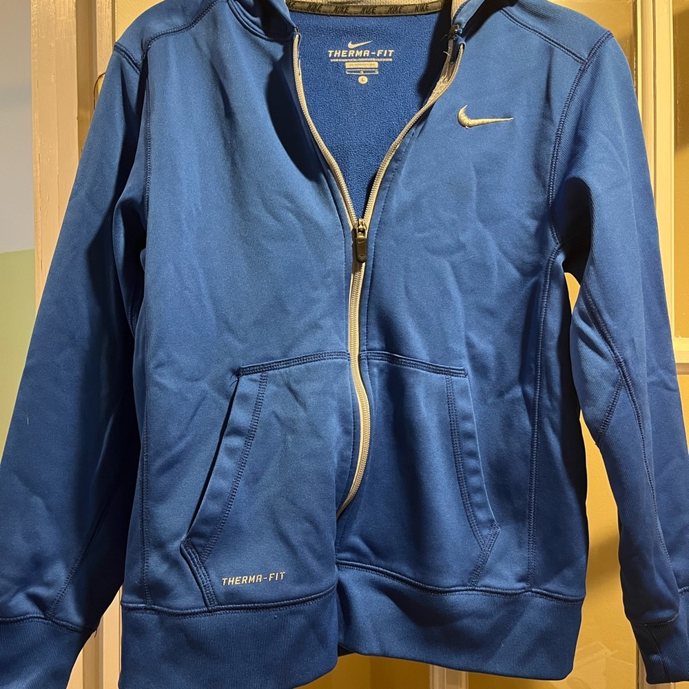 Nike Kids Royal Blue Therma-Fit Hoodie